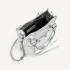 Sac fourre-tout City pour femme avec porte-téléphone, couleur argent Sac fourre-tout City pour femme avec porte-téléphone, couleur argent