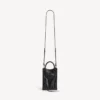 Sac fourre-tout City pour femme avec porte-téléphone, noir Sac fourre-tout City pour femme avec porte-téléphone, noir