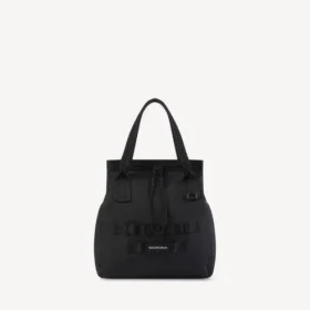 Sac fourre-tout militaire pour homme, taille moyenne, noir