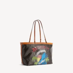 Sac fourre-tout Select pour femme, taille moyenne, noir/rouge