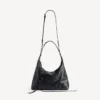 Sac hobo « City » petit format pour femme, noir