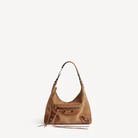 Sac hobo « City » pour femme, petit modèle, couleur camel