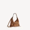 Sac hobo « City » pour femme, petit modèle, couleur camel