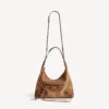Sac hobo « City » pour femme, petit modèle, couleur camel