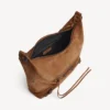 Sac hobo « City » pour femme, petit modèle, couleur camel