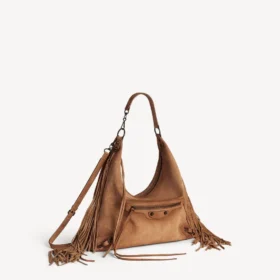 Sac hobo « City » pour femme, taille moyenne, couleur camel