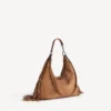 Sac hobo « City » pour femme, taille moyenne, couleur camel Sac hobo « City » pour femme, taille moyenne, couleur camel