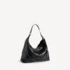 Sac hobo City pour femme, taille moyenne, noir