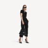Sac hobo City pour femme, taille moyenne, noir