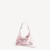 Sac hobo Le City pour femme, petit format, rose pétale