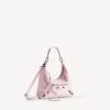 Sac hobo Le City pour femme, petit format, rose pétale