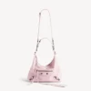 Sac hobo Le City pour femme, petit format, rose pétale