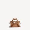 Sac Le City Bag Mini pour femme, couleur camel