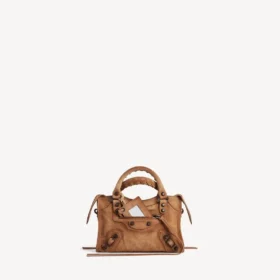 Sac Le City Bag Mini pour femme, couleur camel