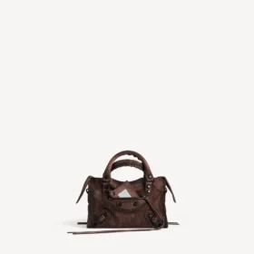 Sac Le City Bag Mini pour femme, couleur espresso clair