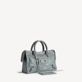 Sac Le City pour femme, petit modèle, bleu-gris