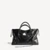 Sac Le City pour femme, taille moyenne, noir