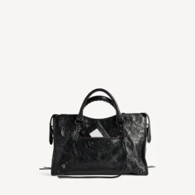 Sac Le City pour femme, taille moyenne, noir