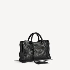 Sac Le City pour femme, taille moyenne, noir