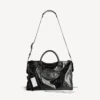 Sac Le City pour femme, taille moyenne, noir
