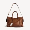 Sac Le City pour homme, grand format, couleur caramel