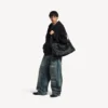 Sac Le City pour homme, grand format, noir