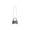 Sac à main Hourglass Xs avec broderie en chaîne « Silver » 7204712AARN8110