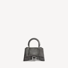 Sac à main Hourglass XS pour femme, gris tempête