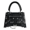 Sac à main moyen Hourglass X Le Cagole « Noir » 7815852AAY11000
