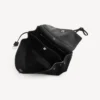 Sac à main Rodeo grand format en cuir de veau grainé noir