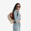 Sac à main Rodeo pour femme, taille moyenne, beige/beige clair style cowboy