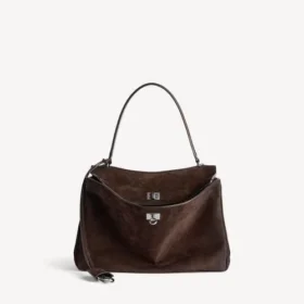 Sac à main Rodeo pour femme, taille moyenne, couleur espresso clair