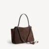 Sac à main Rodeo pour femme, taille moyenne, couleur espresso clair