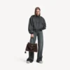 Sac à main Rodeo pour femme, taille moyenne, couleur espresso clair