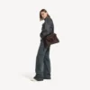 Sac à main Rodeo pour femme, taille moyenne, couleur espresso clair