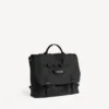 Sac messager militaire pour homme, noir