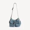Sac messager pour homme très fonctionnel, bleu vintage Sac messager pour homme très fonctionnel, bleu vintage