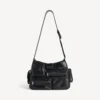 Sac messager Superbusy pour homme, noir