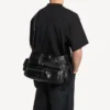 Sac messager Superbusy pour homme, noir