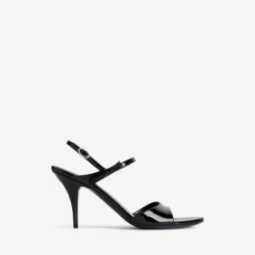 Sandales Avenue Bow pour femme, noir/argent
