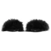 Sandales Boudoir 70 mm « Black Feathers » 787447W0WMQ1000