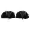 Sandales Boudoir 70 mm « Black Feathers » 787447W0WMQ1000