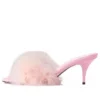 Sandales Boudoir 70 mm « Pink Feathers » 787447W0WMQ5000