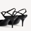 Sandales à bride arrière « Avenue Bow » pour femme, noir/argent Sandales à bride arrière « Avenue Bow » pour femme, noir/argent