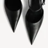 Sandales à bride arrière « Avenue Bow » pour femme, noir/argent Sandales à bride arrière « Avenue Bow » pour femme, noir/argent