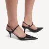 Sandales à bride arrière « Avenue Bow » pour femme, noir/argent Sandales à bride arrière « Avenue Bow » pour femme, noir/argent