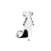 Sandales Cagole 110 mm « White Arena Lambskin » 743057WAD4E9081