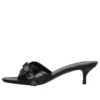 Sandales Cagole 50 mm « Black Arena Lambskin » 694350WAD4E1081