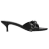 Sandales Cagole 50 mm « Black Arena Lambskin » 694350WAD4E1081