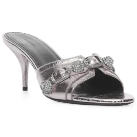 Sandales Cagole 70 « Silver » 694347WBDK28081 Sandales Cagole 70 « Silver » 694347WBDK28081